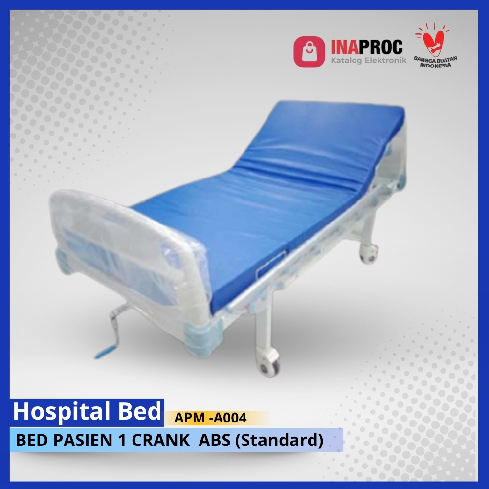 Bed Pasien 1 Crank ABS (Standard)