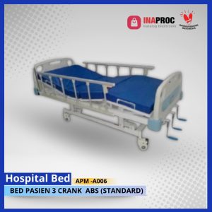Bed Pasien 3 Crank ABS (Standard)