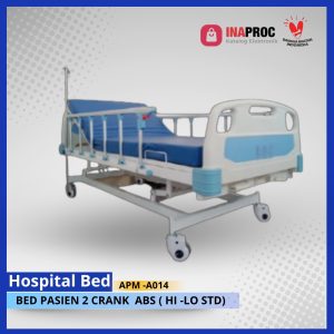 Bed Pasien 2 Crank ABS (HI-LO STD)