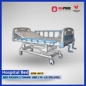 Bed Pasien 2 Crank ABS (HI-LO Deluxe)