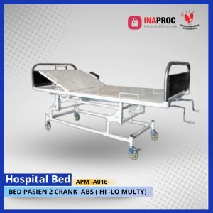 Bed Pasien 2 Crank ABS (HI-LO Multy)