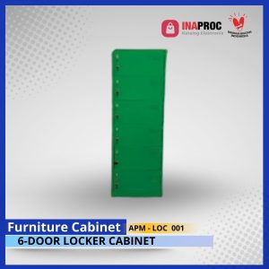 6- DOOR LOCKER CABINET