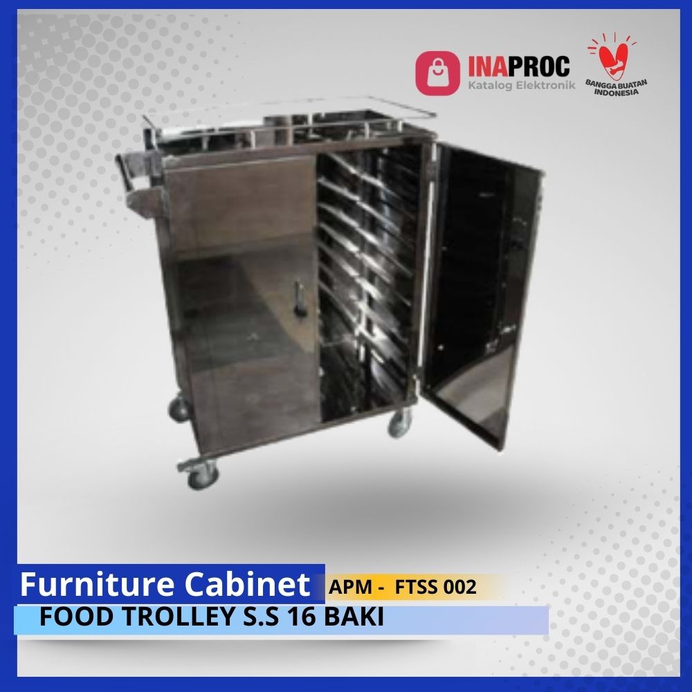 FOOD TROLLEY S.S 16 BAKI