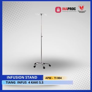 TIANG INFUS 4 KAKI S.S