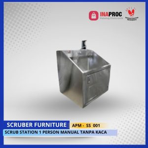 SCRUB STATION 1 PERSON MANUAL TANPA KACA