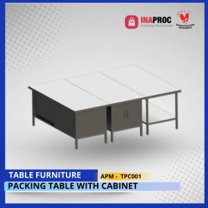 PACKING TABLE WITH CABINET