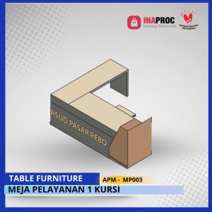 MEJA PELAYANAN 1 KURSI