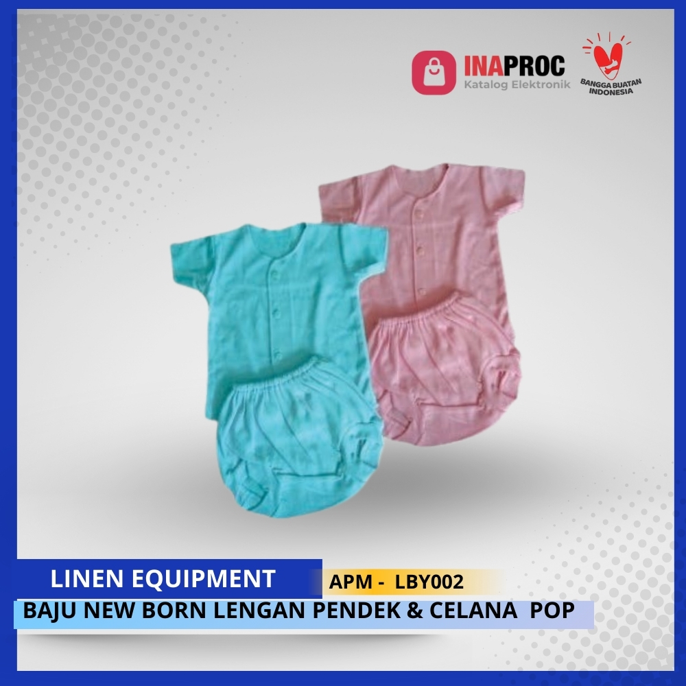 BAJU NEW BORN LENGAN PENDEK & CELANA POP
